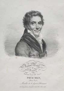 Pierre Paul Prudhon, 1820. by Julien Leopold Boilly