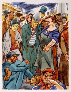 Fransız Üzüm Bağı. 1944. Julien Pavil'in İllüstrasyonu