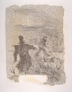 Esprili Şarap İllüstrasyonu 1946. Julien Pavil'in illüstrasyonu by Julien Pavil
