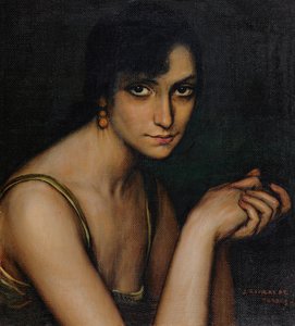 Julita Cerda, 1922-1925. by Julio Romero de Torres