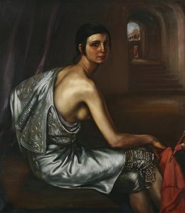 Boğa güreşçisi kız Torero kızı, 1928-1929. by Julio Romero de Torres