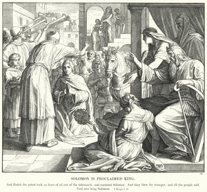 Süleyman Kral Bildirildi (gravür) by Julius (after) Schnorr von Carolsfeld
