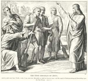 İsa'nın İlk Havarileri (gravür) by Julius (after) Schnorr von Carolsfeld