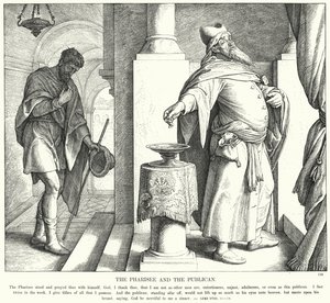 Ferisi ve Memur (gravür) by Julius (after) Schnorr von Carolsfeld