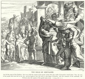 Kudüs Kuşatması (gravür) by Julius (after) Schnorr von Carolsfeld