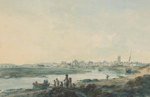 Güneyden Cardiff by Julius Caesar Ibbetson