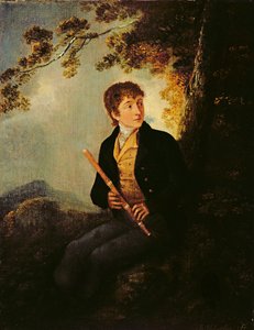 Sanatçının Oğlunun Portresi, J.C. Ibbetson Jnr. by Julius Caesar Ibbetson