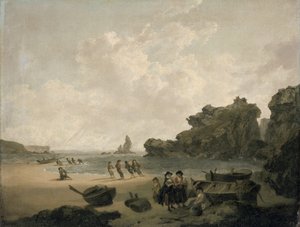 Yığın Kayası by Julius Caesar Ibbetson