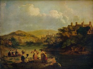 Galler Deresinde Giysi Yıkan Kadınlar, 1790