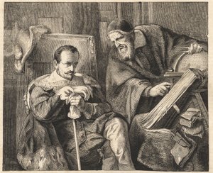 Albrecht von Wallenstein (Waldstein) (1583-1634), astrolog Giovanni Battista Seni (Seno, Zeno, Senno Zenno) (1600-1656) ile Julius Schrader