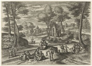 Mayıs Maivs (nesne üzerindeki başlık) On İki Ay (dizi adı) by Julius Goltzius