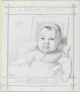 Eduard, Sanatçının Bebek Oğlu by Julius Hubner