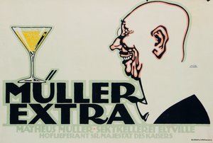 Müller Ekstra by Julius Klinger