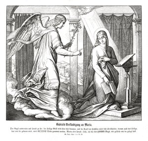 Müjde, Luka İncili by Julius Schnorr von Carolsfeld