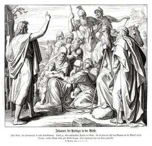 Vaftizci Yahya, Matta İncili by Julius Schnorr von Carolsfeld