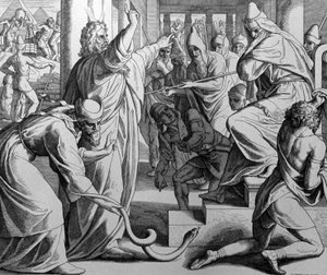 Moise ve Harun by Julius Schnorr von Carolsfeld