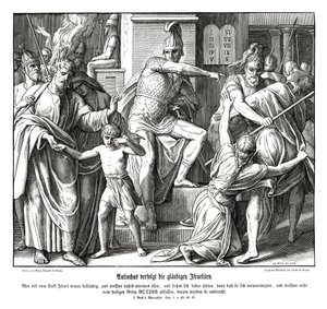 Antiochus tarafından İsrailoğullarına Zulüm by Julius Schnorr von Carolsfeld