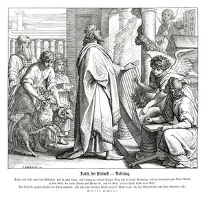 Mezmurlar - ibadet by Julius Schnorr von Carolsfeld