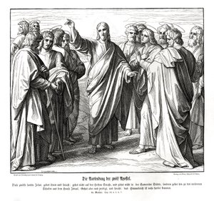 On iki havari, Matta İncili by Julius Schnorr von Carolsfeld