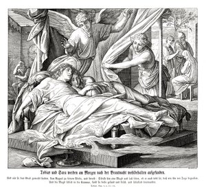 Tobias ve Sarah güvende bulundu, Tobit Kitabı