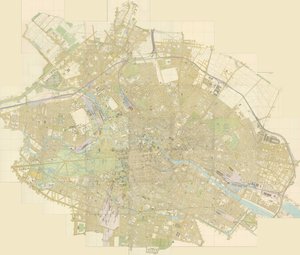44 sayfalık Berlin haritasına genel bakış by Julius Straube