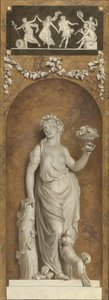 Bacchante ile duvar kağıdı boyama by Jurriaan Andriessen