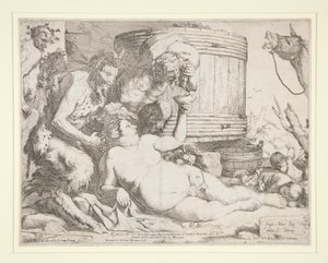Bacchanal (Sarhoş Silenus) by Jusepe de Ribera