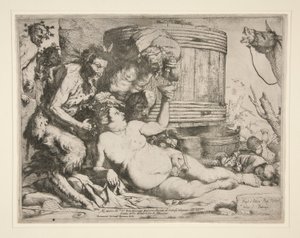 Bacchanal (Sarhoş Silenus) by Jusepe de Ribera