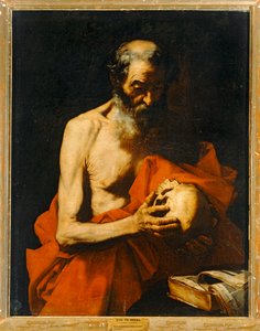 Aziz Jerome (resim) by Jusepe de Ribera