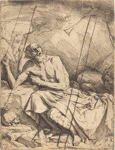 Aziz Jerome Son Yargının Trompetini Duyuyor by Jusepe de Ribera