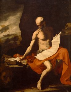 Aziz Jerome Vahşi Doğada by Jusepe de Ribera