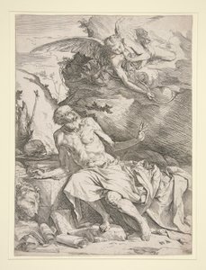 Melek ile Aziz Jerome by Jusepe de Ribera