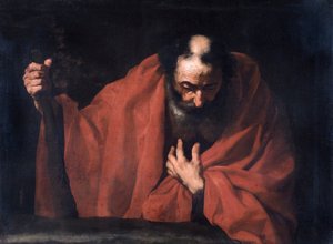 Büyük Aziz James, 17. yüzyılın ilk yarısı (tuval üzerine yağlıboya) by Jusepe de Ribera