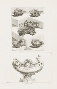 Farklı Desseins de Sallieres (Tuzlu Yemekler için Çeşitli Tasarımlar), pl. 63 Juste-Aurele Çalışmasında by Juste Aurèle Meissonnier