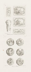 Enfiye Kutuları ve Baston Sapı için Farklı Tasarımlar, 5. Plaka, pl. 53, Juste-Aurèle Meissonnier