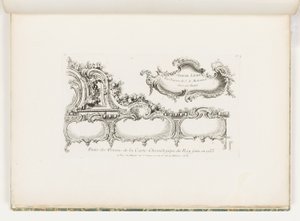 Kral için 1733 Kronolojisinin (Eski Ahit) Süslemesinin bir parçası], pl. 35 Juste Aurele Meissonnier Çalışmasında by Juste Aurèle Meissonnier