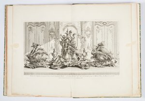 Büyük Bir Masa Merkez Parçası ve İki Terrinenin Gümüş Heykeli Projesi...1735