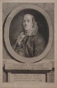 Benjamin Franklin by Justus Chevillet