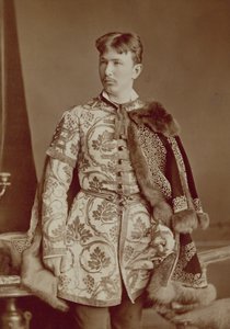 Genç Macar Magnate, 1870-80 dolayları (sepya fotoğrafı) by József Borsos
