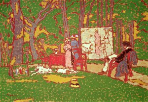Parkta Lazarine ve Anella