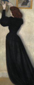 Vazolu İnce Kadın, 1894 by József Rippl Rónai