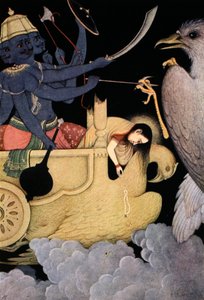 Ravana, Jatayu ile Dövüşüyor, 1913.