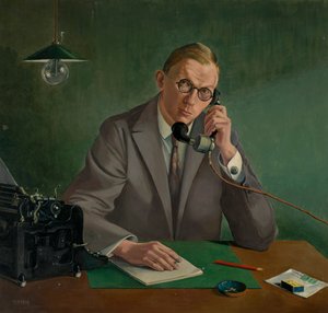 portre doktor E. Müller-Kamp by Käthe Hoch