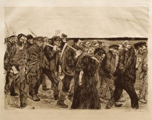 dokumacı treni by Käthe Kollwitz