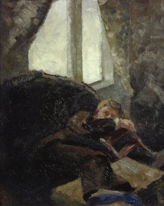 Genç adam - bir gün sonra (Akşamdan kalma) 1884 (tuval üzerine yağlı boya)