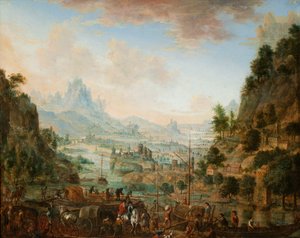 Ren Nehri kıyılarının görünümü. by Kalraet