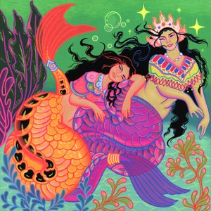 Sapphic Deniz Kızları, 2020 (panel üzeri akrilik)
