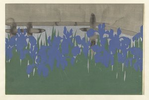 Sekiz Köprü, Yatsubashi by Kamisaka Sekka