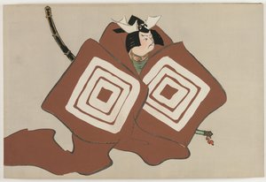 Yüz Dünyanın Çiçekleri (Momoyogusa): Shibaraku (Shibaraku) by Kamisaka Sekka