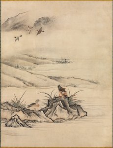 Bahar Manzarasında Çiçekler ve Kuşlar, 1500